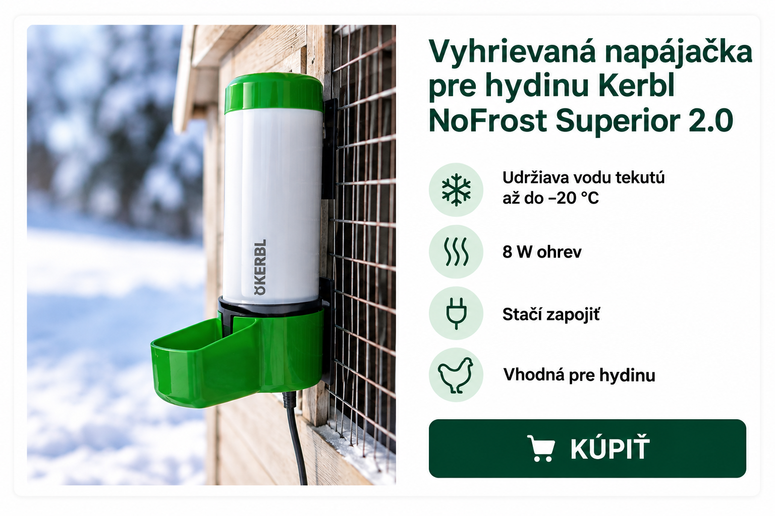 vyhrievana napajacka